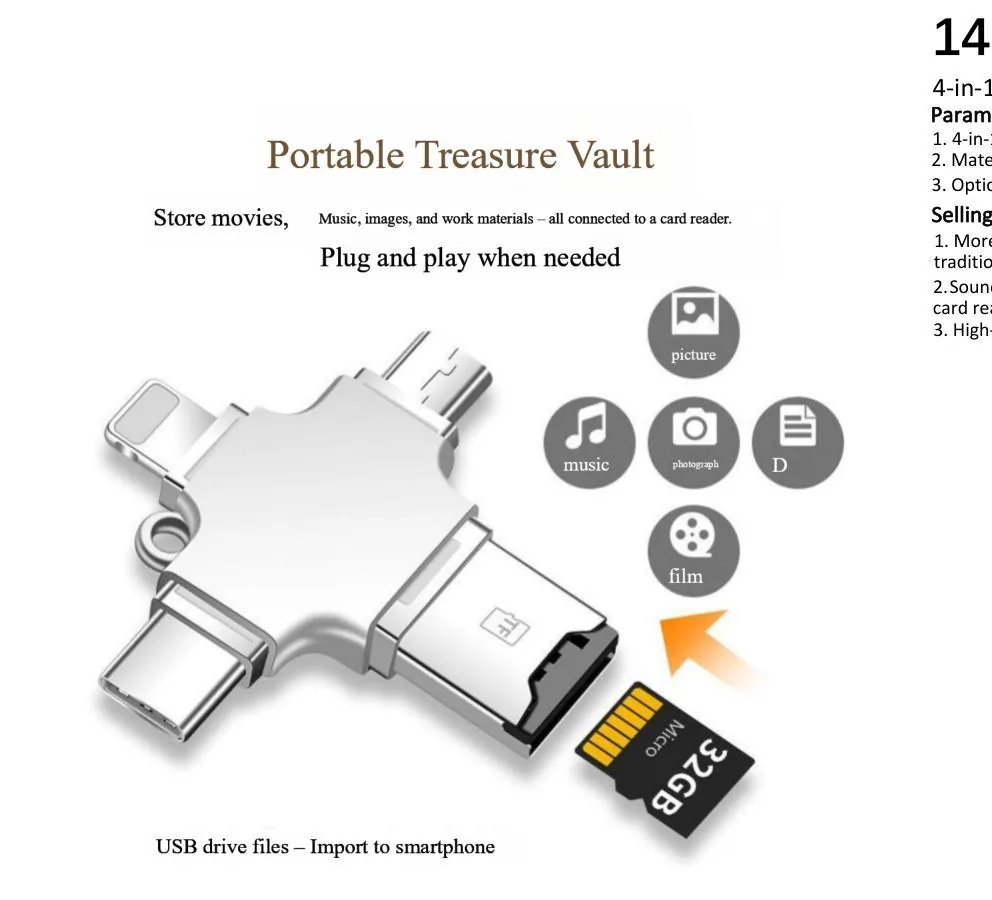 4-in-1 Card Reader